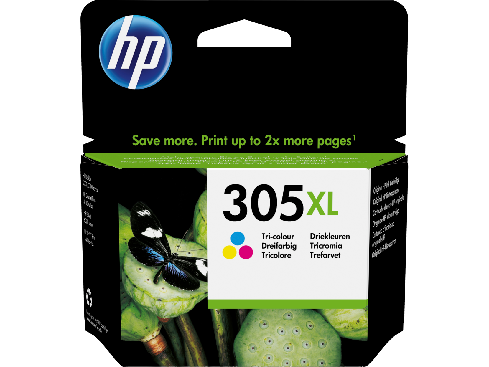 HP bläck 305XL 3-färg  200sidor - original