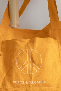 Linneväska Medium Deep Yellow