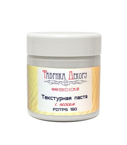 Texture paste with white sand