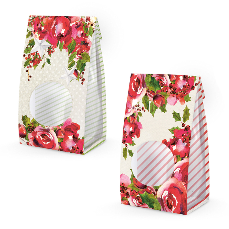Rosy Cosy Christmas Candy boxes 6 st