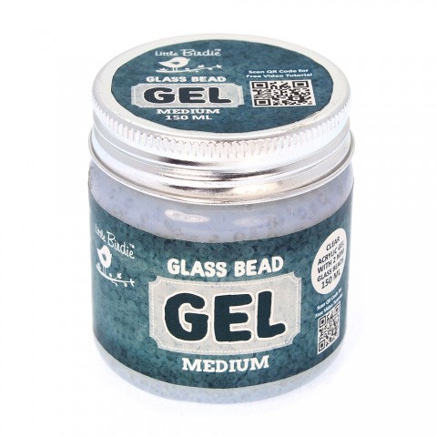 Glass bead gel medium