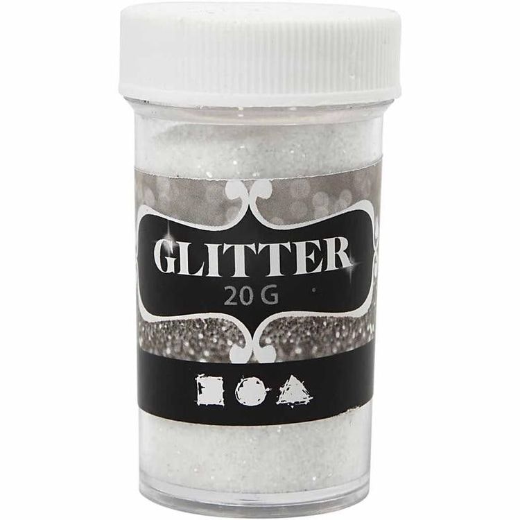 Glitter Vitt 20 gr