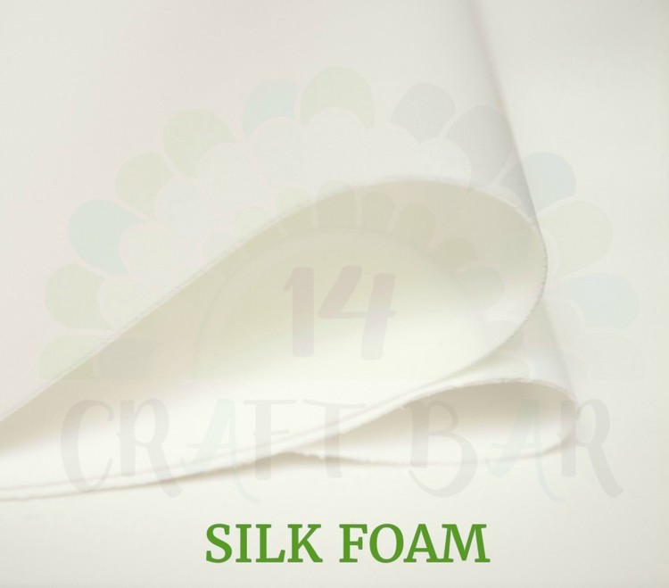 Silk Foam 25x35 cm  Vit