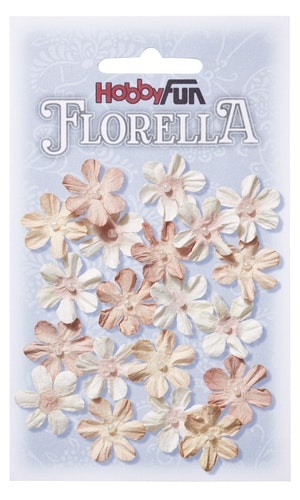 Fiorella 2 cm små blommor natur