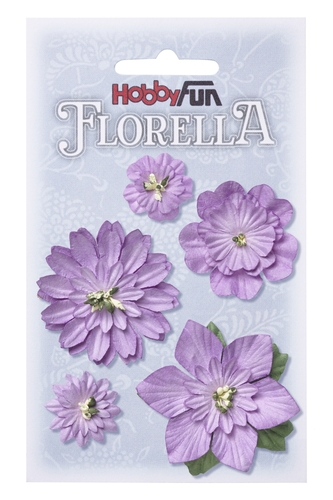 Fiorella blommor 1-5 cm lavendel