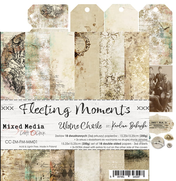 Fleeting moments papperspad 6x6