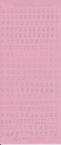 Nellie Snellen Alfabet stickers Rosa