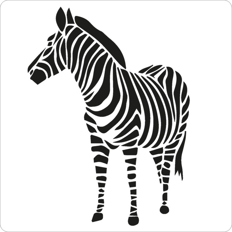 Stencil Zebra