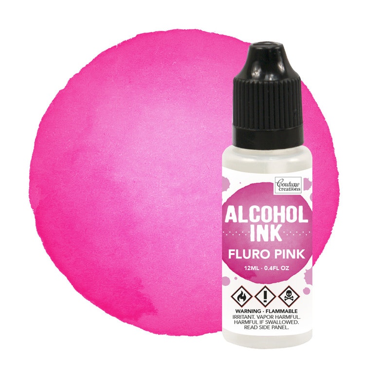 Alcohol Ink Fluro Pink