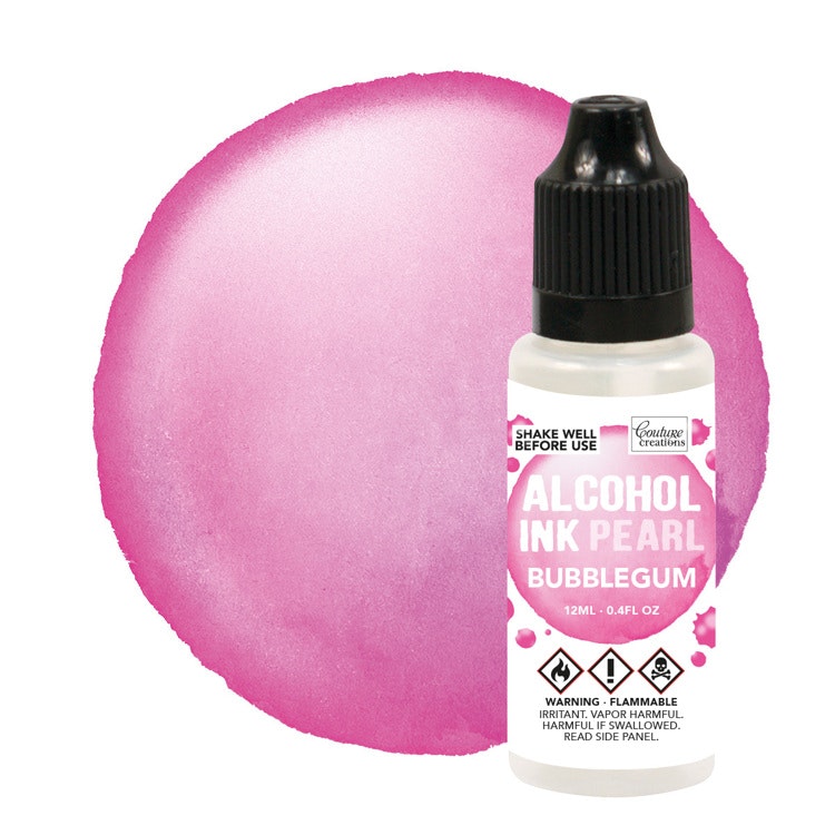 Alcohol Ink Pearl Bubblegum