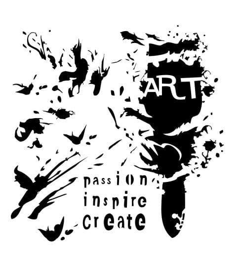 13 Arts stencil Art brush