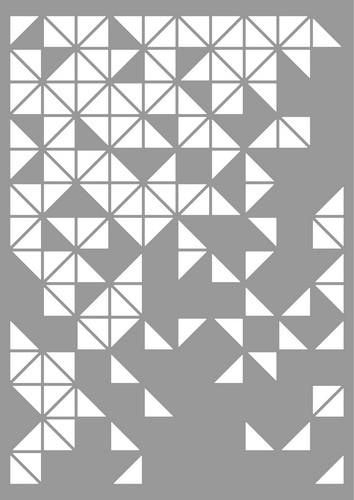 Stencil  Pattern Triangles