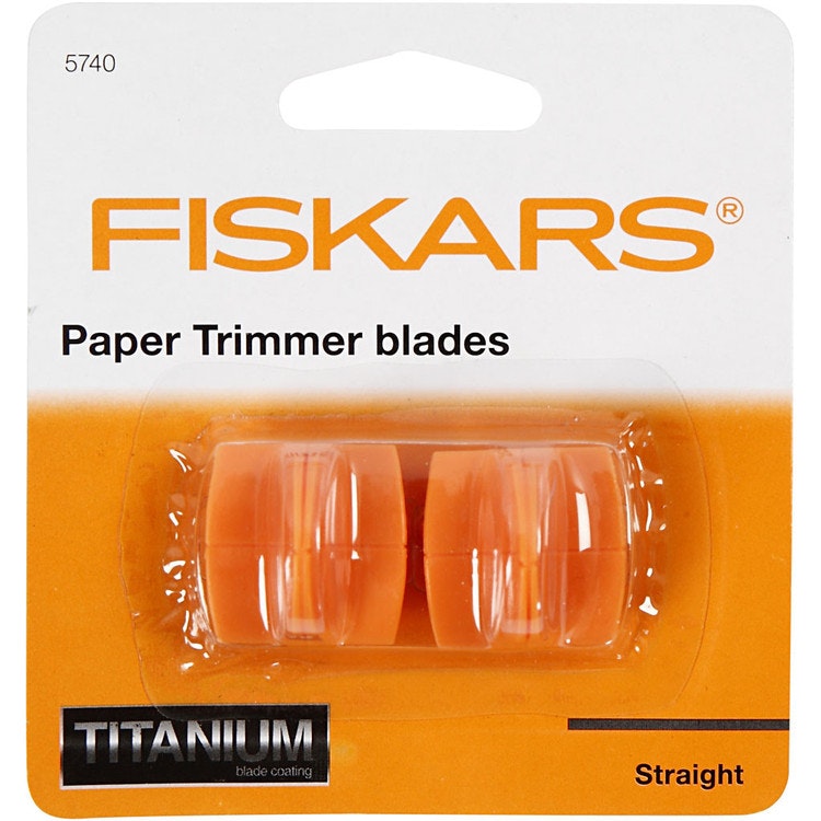 Titanium knivar till fiskars skärmaskin  2 st