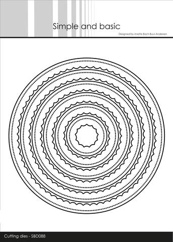 Scallop circle Dies sbd088