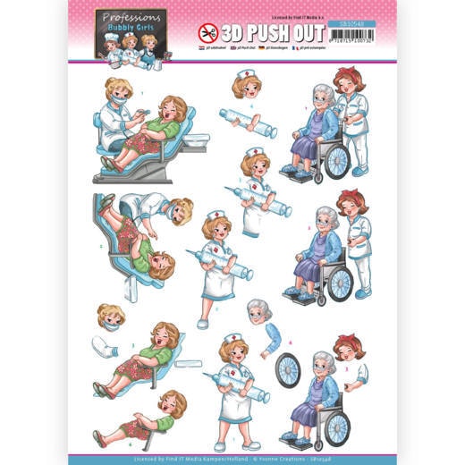Bubbly Girls Proffesions - Nurse
