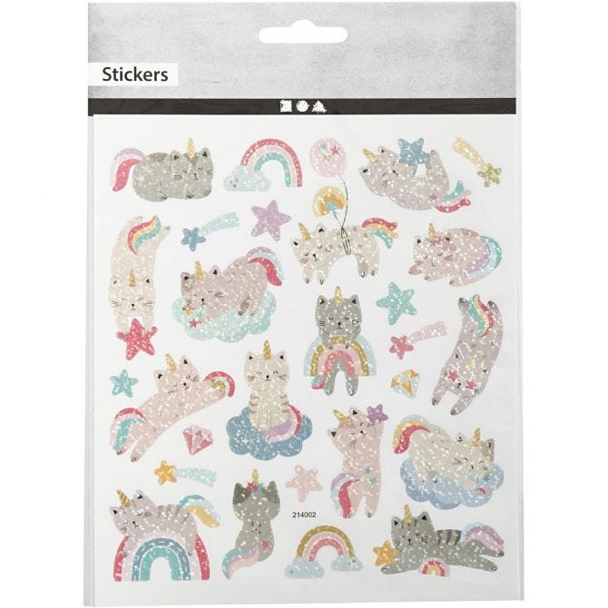 Stickers Unicorn katter