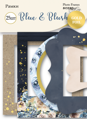 Blue & blush gold foil frames SM5000025