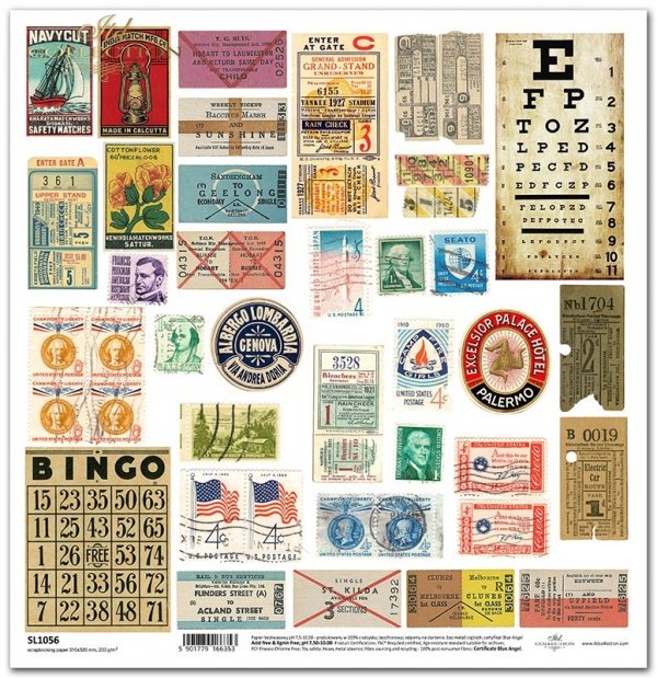 klippark  stamps, tickets, sheets