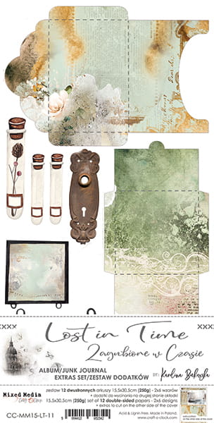 LOST IN TIME - JUNK JOURNAL EXTRAS SET