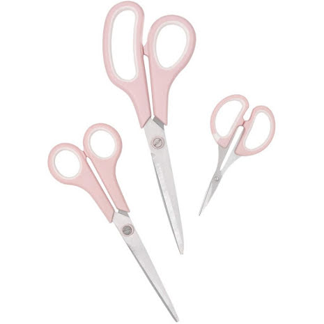 We R Memory Keepers Craft Scissors 3/Pkg - Pink