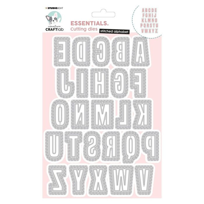 Creative Craftlab Essentials Cutting Dies Stitched Alphabet