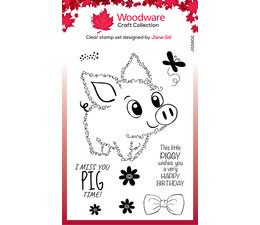 Pablo the Pig Clear Stamp