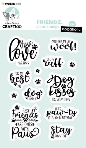 DOGAHOLIC Friendz Clear Stamp166