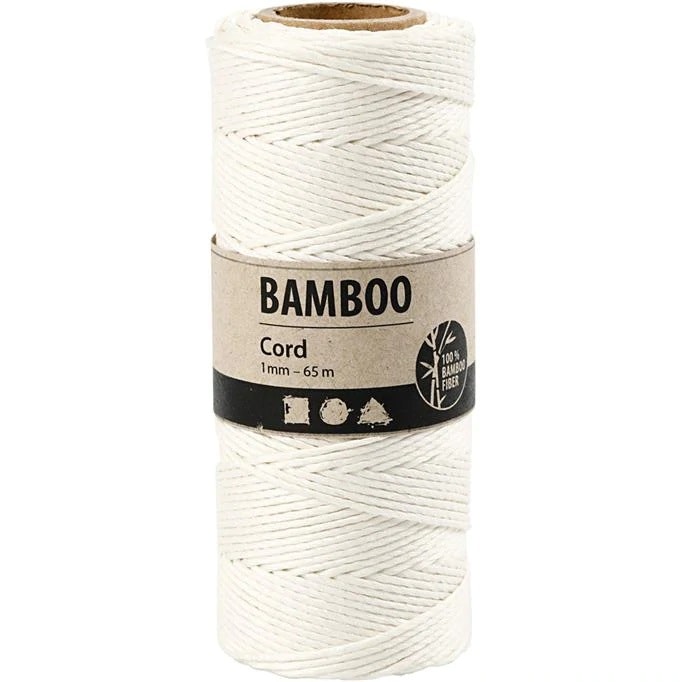 Bambu snöre  vit