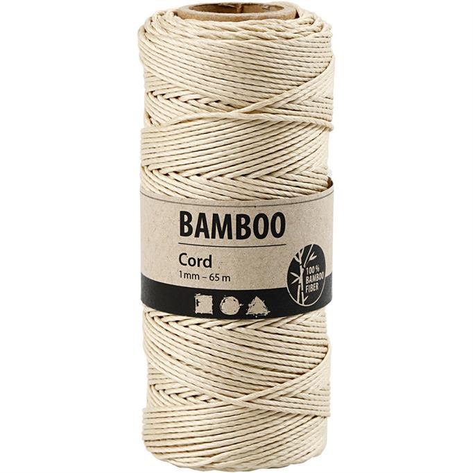 Bambu snöre creme