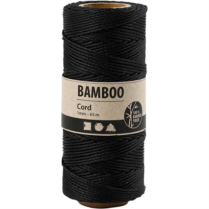 Bambu snöre svart