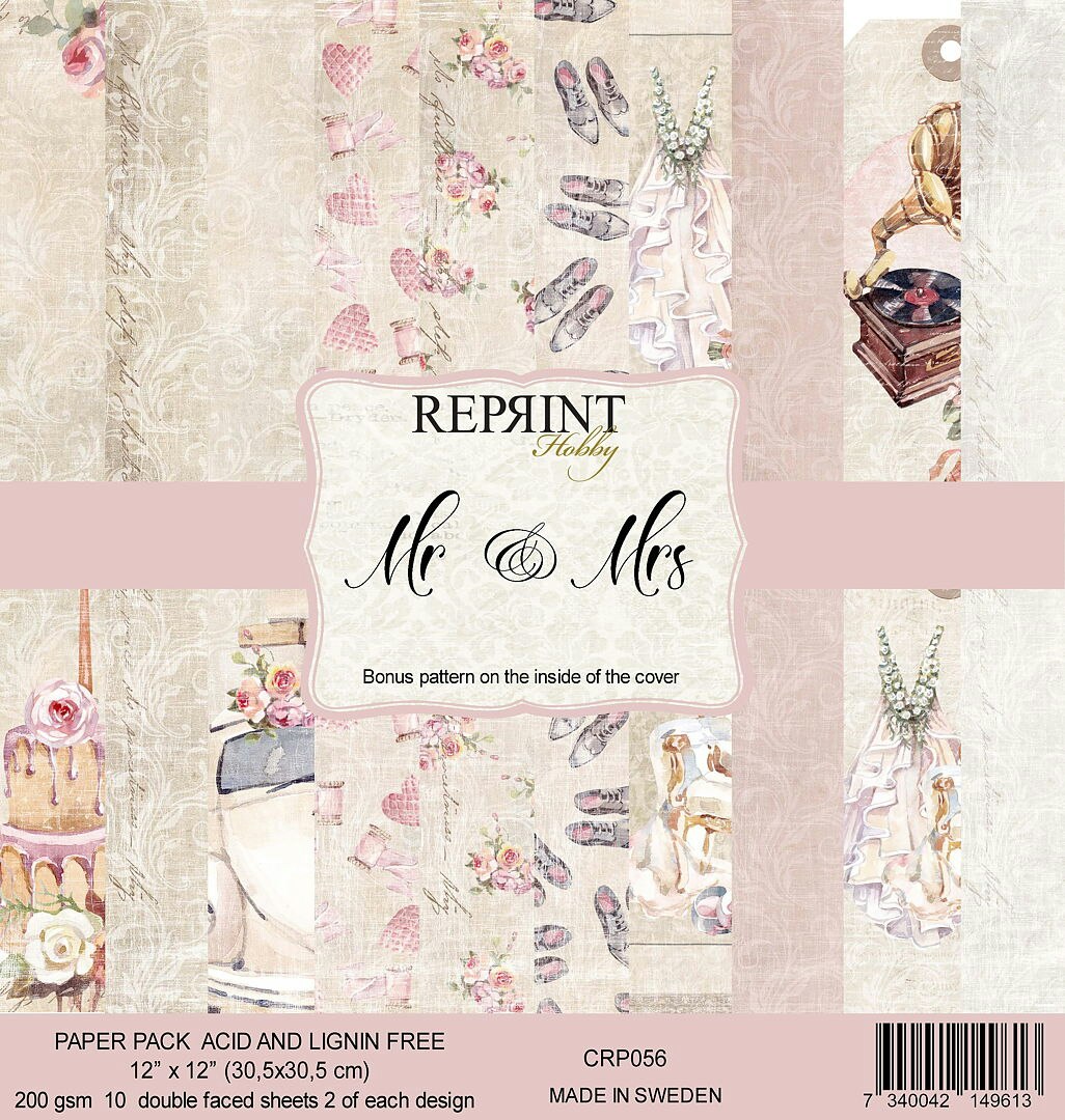 Paperpad Mr &  Mrs 12x12