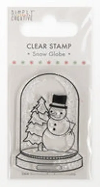 Clear Stamp Snow Globe