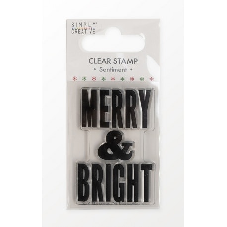 Clearstamp Merry & Bright