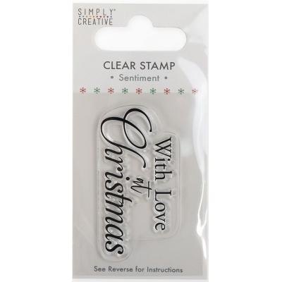 Clearstamp With Love at Christmas