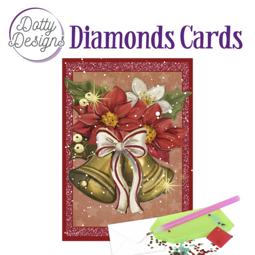 Dotty Designs Diamond Cards - Christmas bells