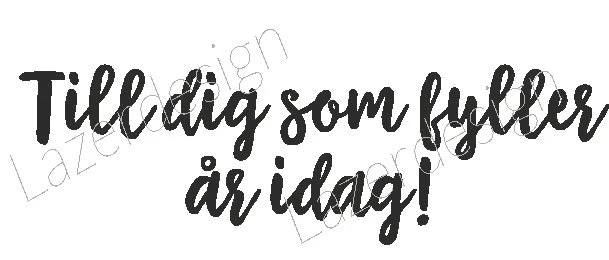 438- Till dig som fyller...