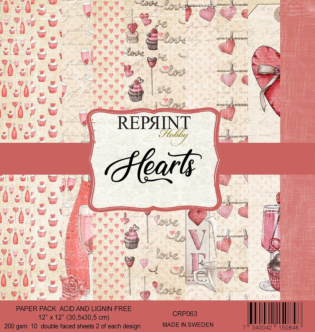 Hearts Collection Paperpack 12x12