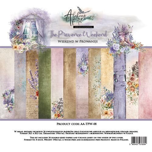 The provence weekend paperpad 8*8