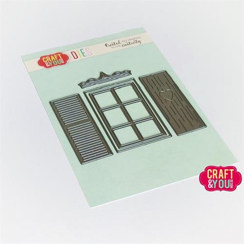 Window with shutters CW248