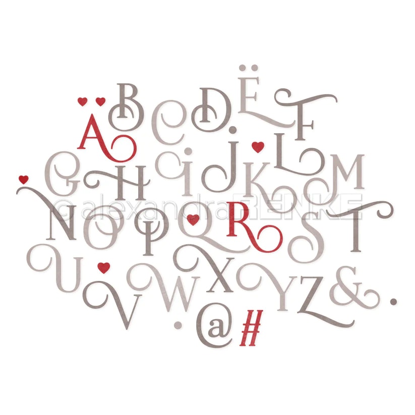 Letters with swing Alexandra Renke