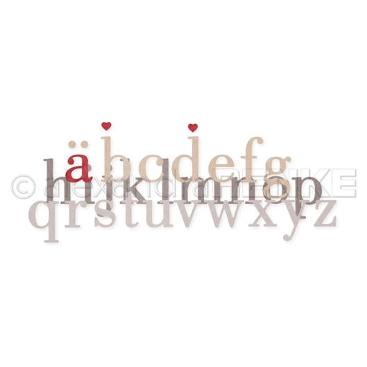 Serif letters small Alexandra Renke