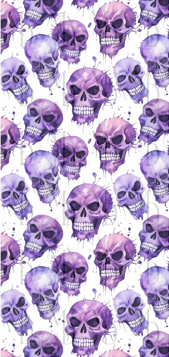 Purple skulls slim