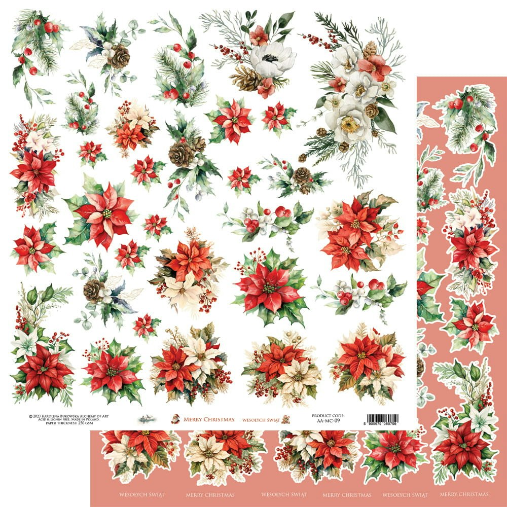 God Jul- 12x12 blommor-09