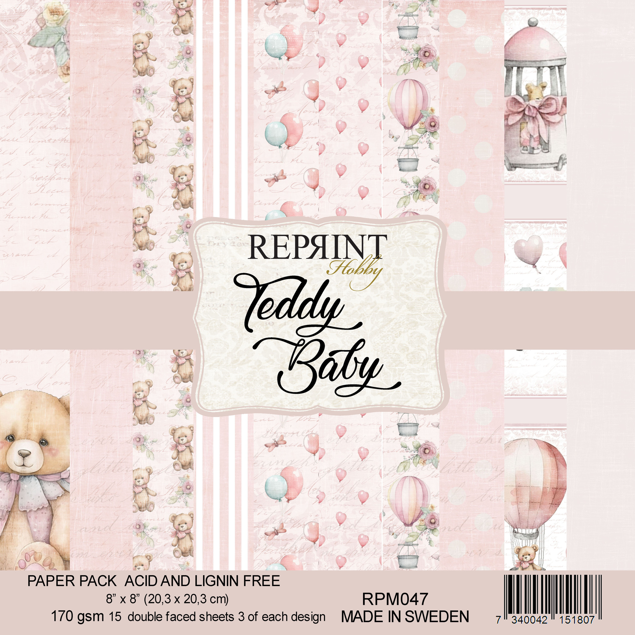 Teddy Baby Collection pack - 8x8