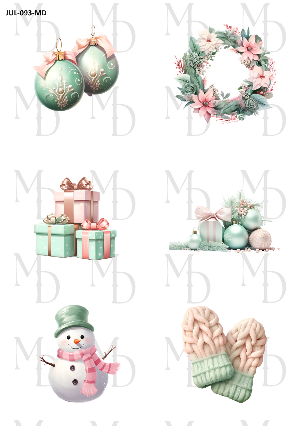 JUL-093-MD Pastell christmas 02