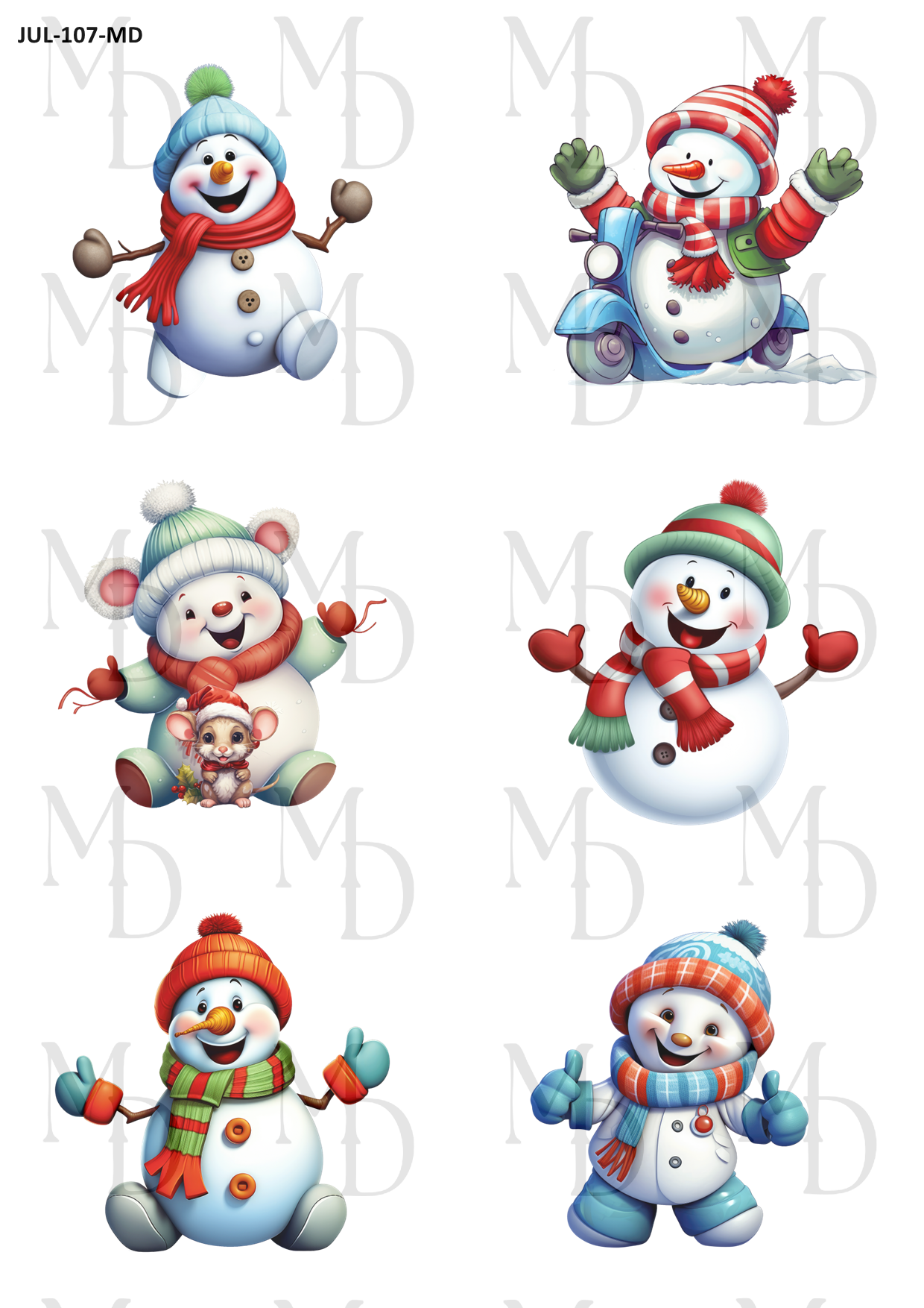 JUL-107-MD Snögubbeskoj