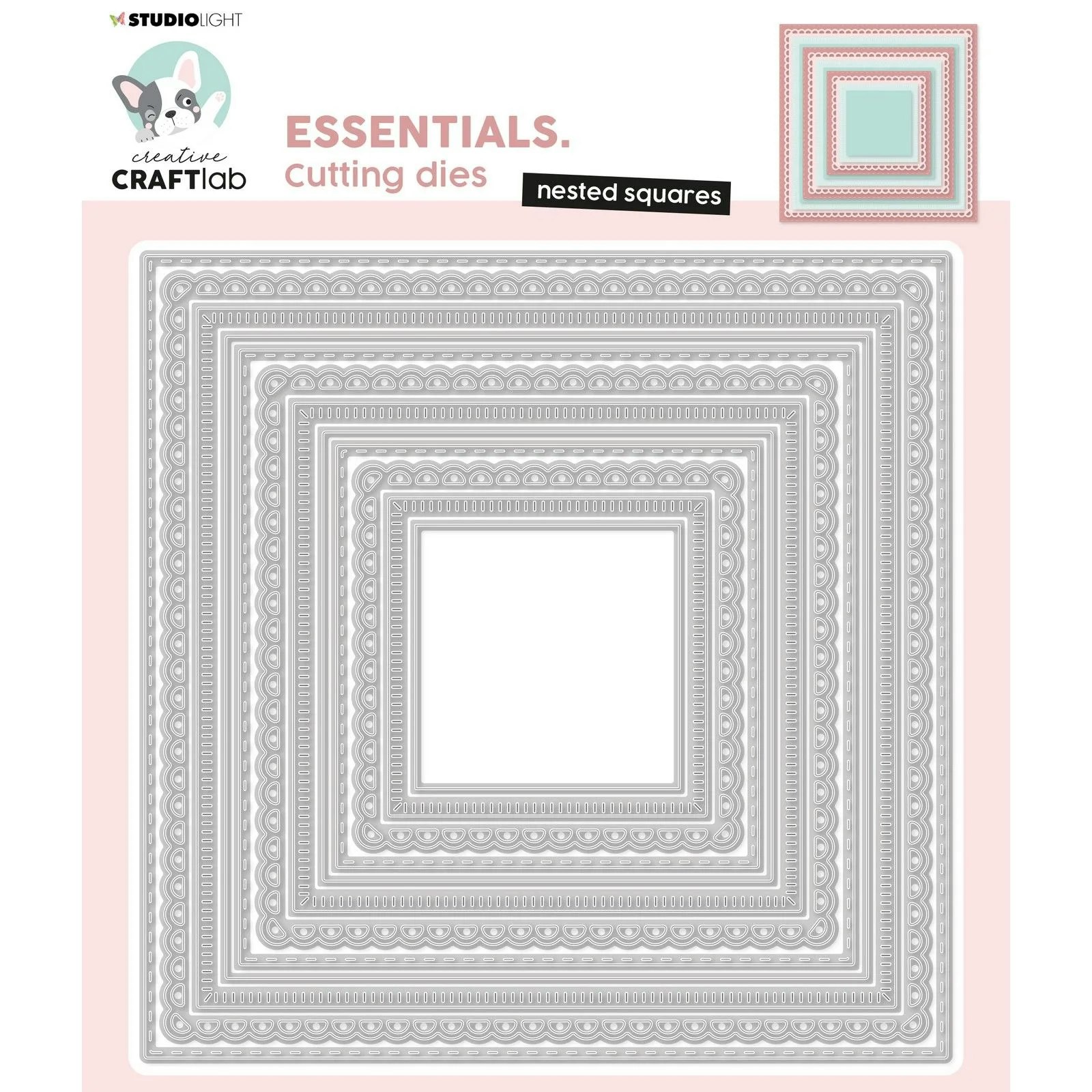 Nested squares Essentials 690