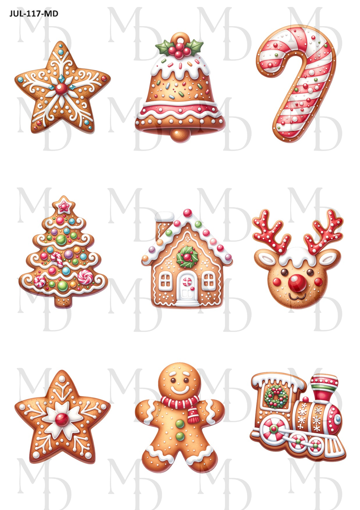 JUL-117-MD Pepparkakekaos