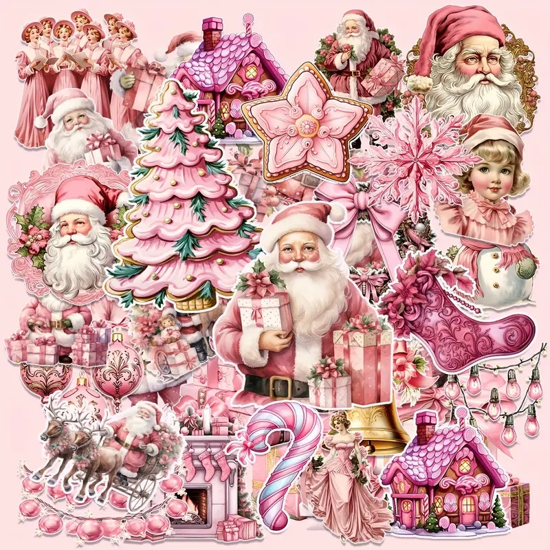 Pink Vintage christmas