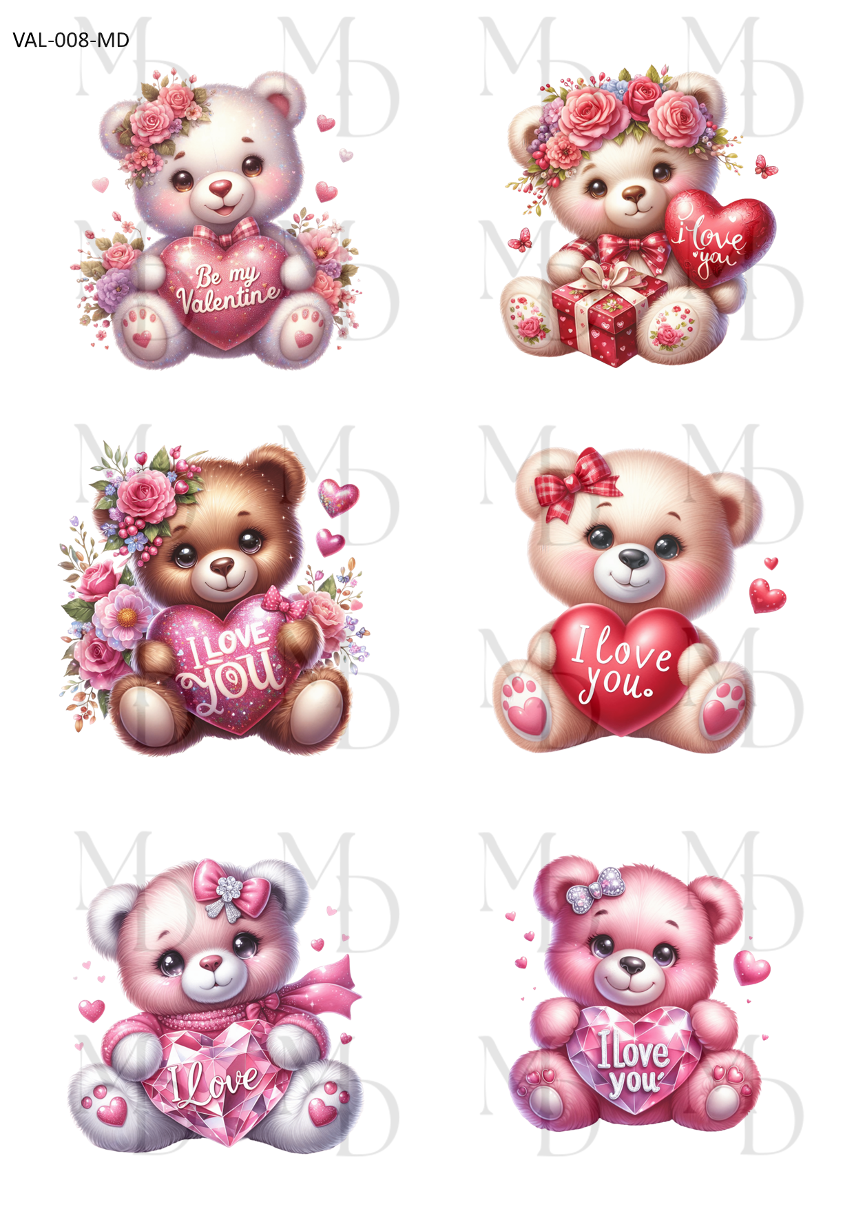 VAL-008-MD Love bears 01